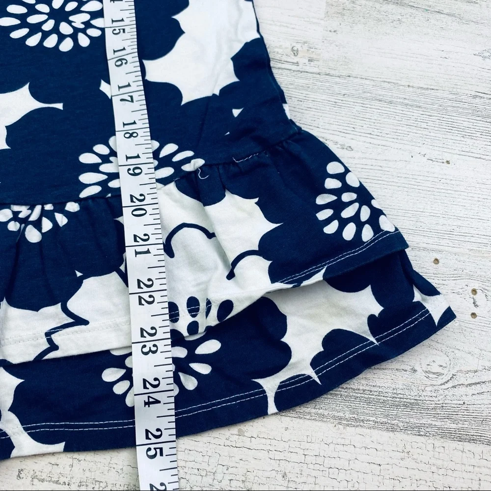 Carters navy and neon floral dress size 6